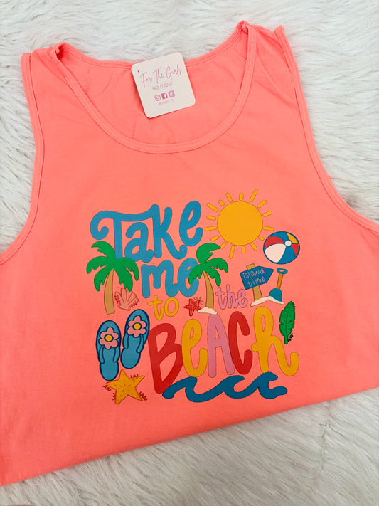 Take Me To The Beach Graphic Tank