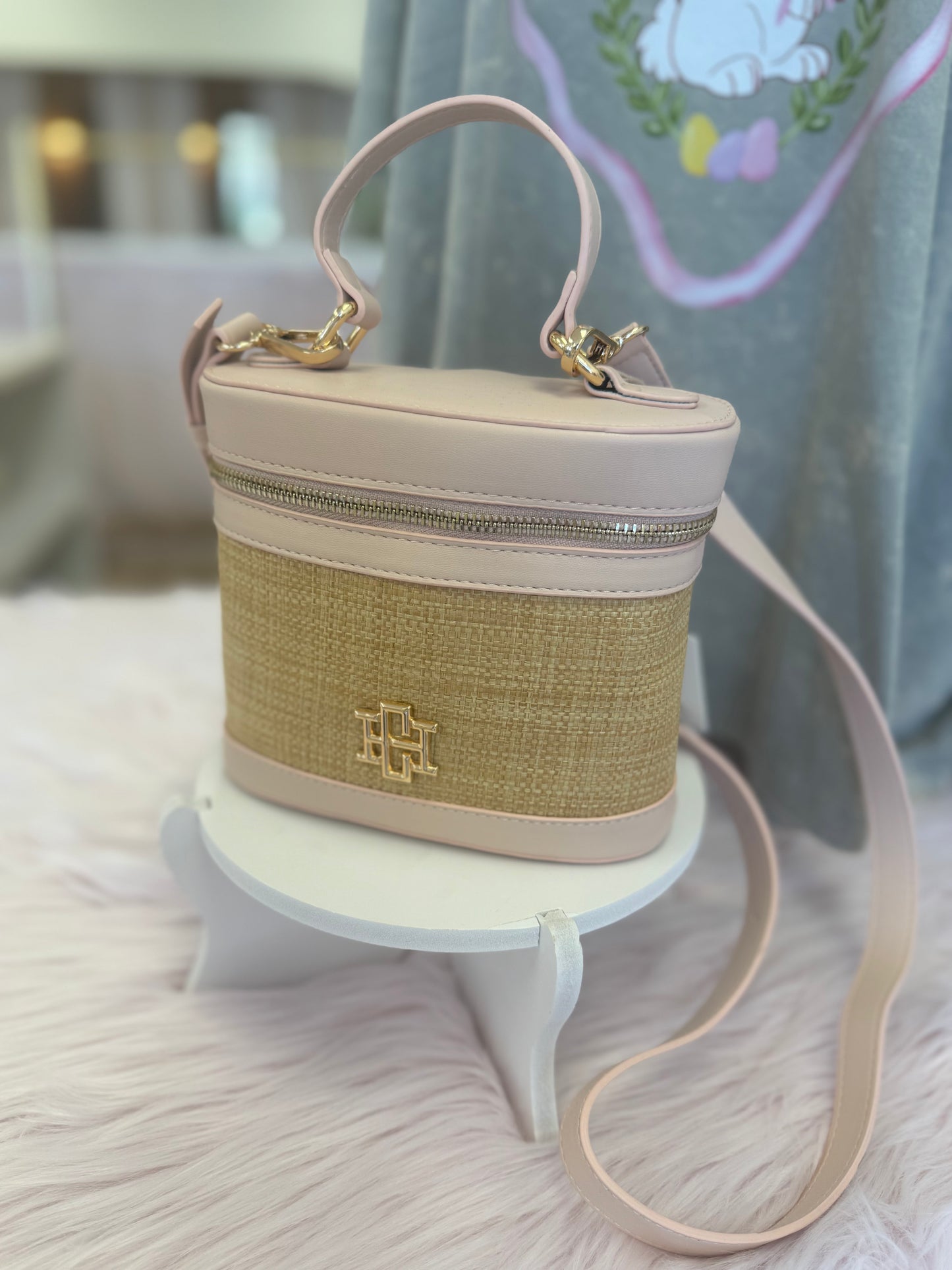 Blush Audrey Handbag - Caroline Hill