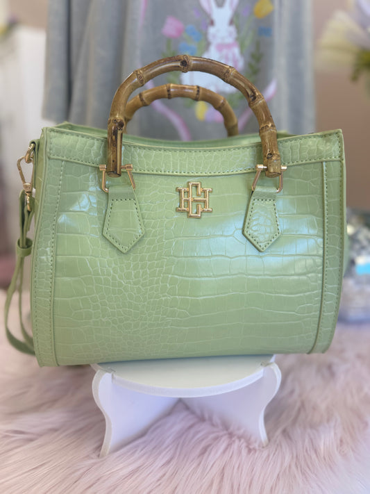 Lime Kennedy Tote - Caroline Hill