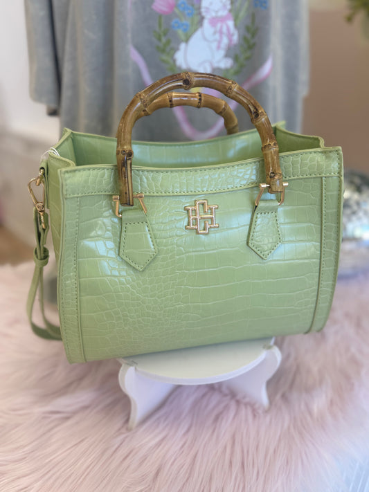 Lime Kennedy Tote - Caroline Hill
