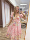Pink Multi Floral Dress