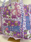 Purple Multi Pattern Tote Bag
