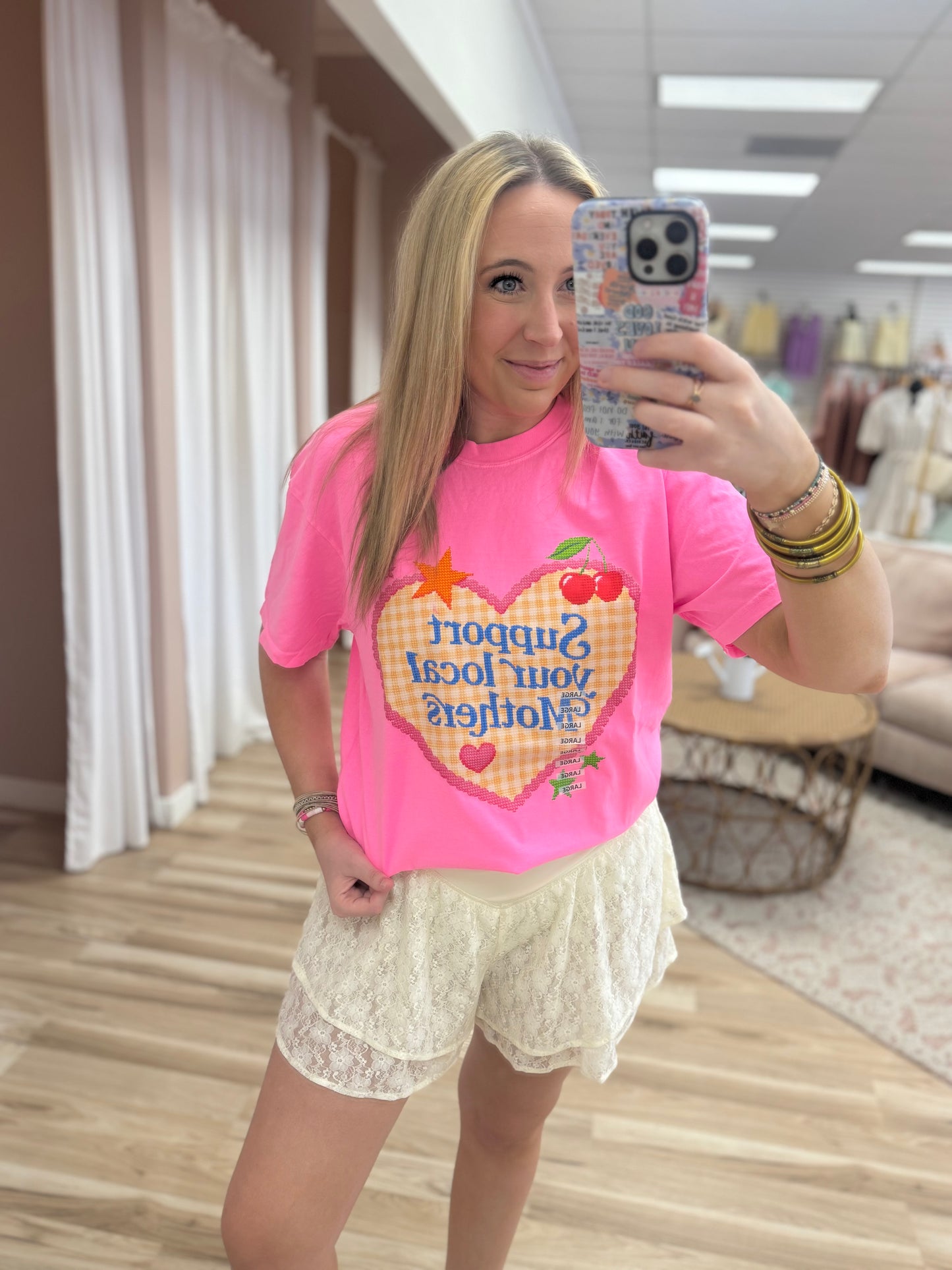 Support Your Local Mothers Graphic Tee