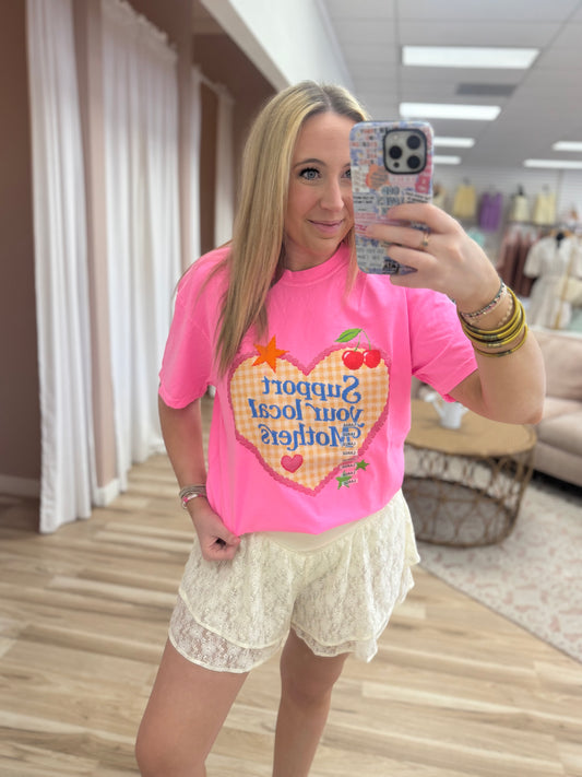 Support Your Local Mothers Graphic Tee