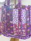 Purple Floral Tote Bag