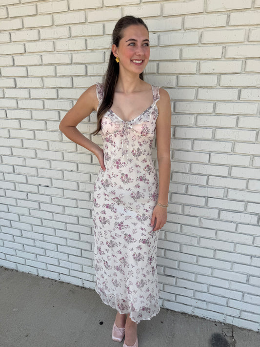 Floral Occassion Midi Dress