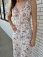 Floral Occassion Midi Dress