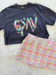Spring Social Plaid Skort