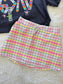 Spring Social Plaid Skort