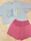 Blue Vintage MAMA Graphic Tee