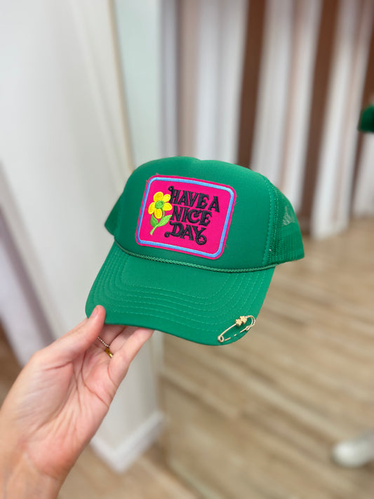 Have a Nice Day Trucker Hat