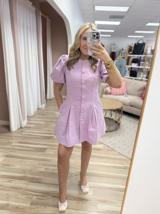 Lilac Frilly Dress