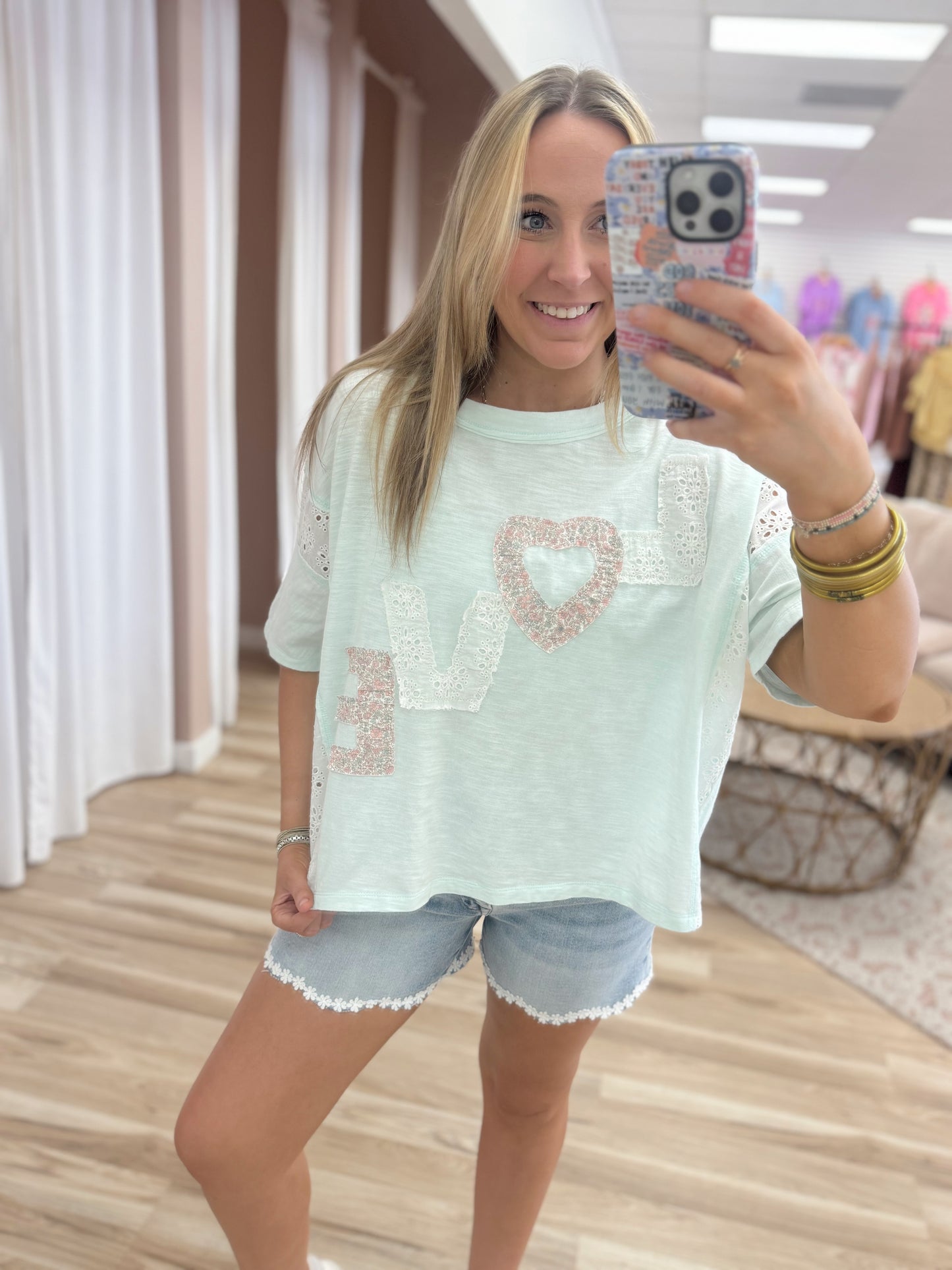 Mint Love Knit Top