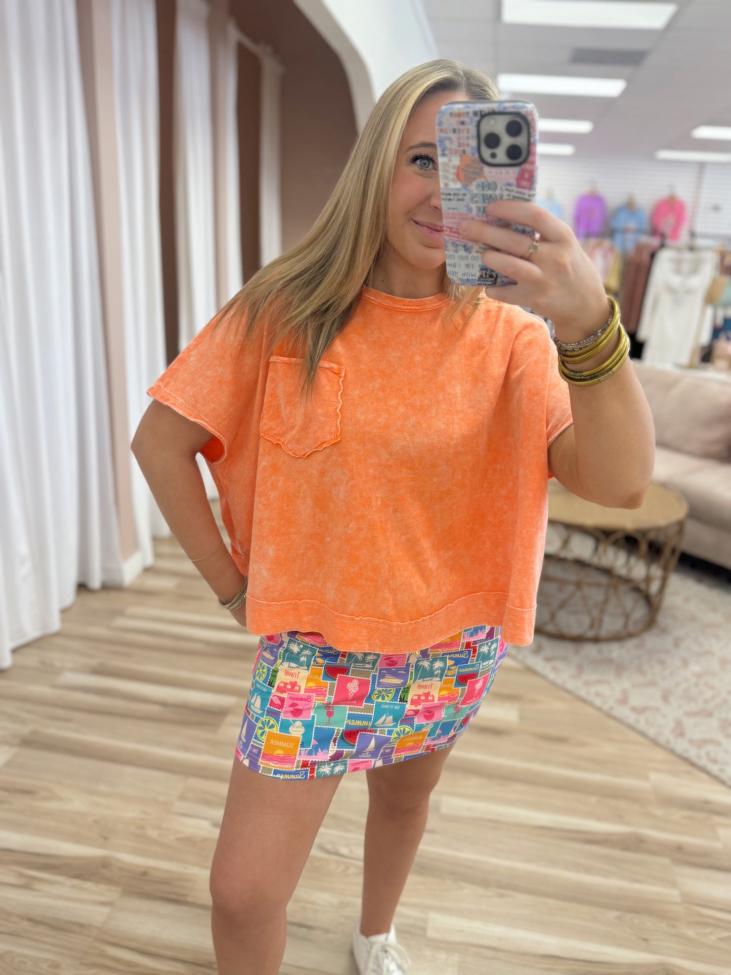 Postmarked In Paradise Skort