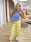 Retro Yellow Orange Parachute Pants