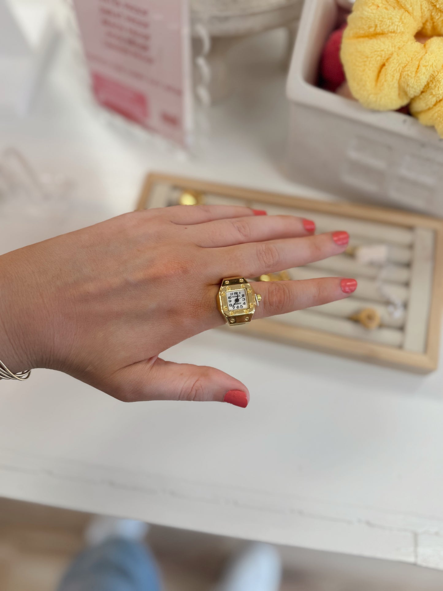 Gold Watch Ring