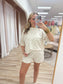 Ivory Floral Top - Set