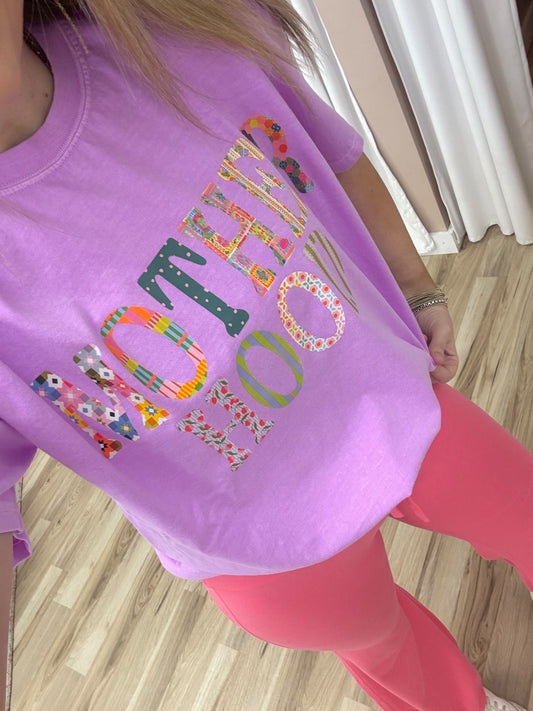 Motherhood Orchid Graphic Tee