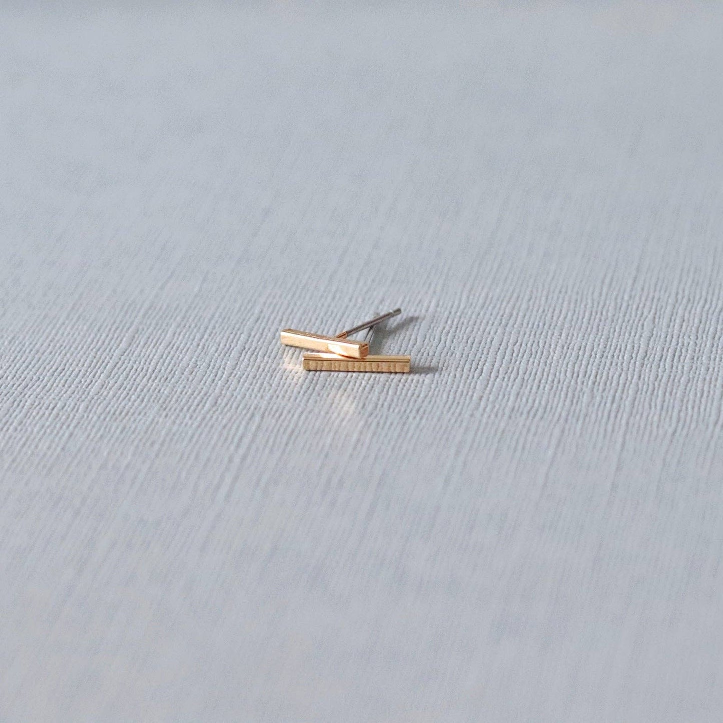 Mini Gold Bar Studs