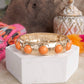 Eternity Statement Bangle Pink