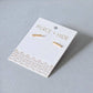 Mini Gold Bar Studs