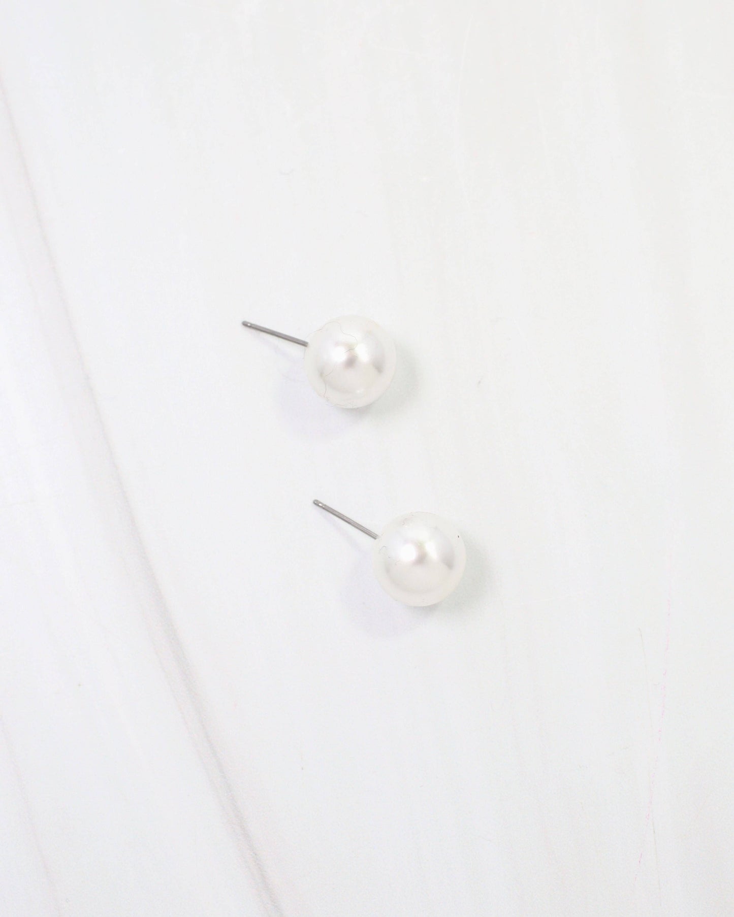 Greenwood Pearl Stud Earring Cream: Default