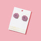 Beaded Knot Stud Earrings