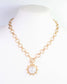 Macquarie Pearl Toggle Necklace Worn Gold: Default
