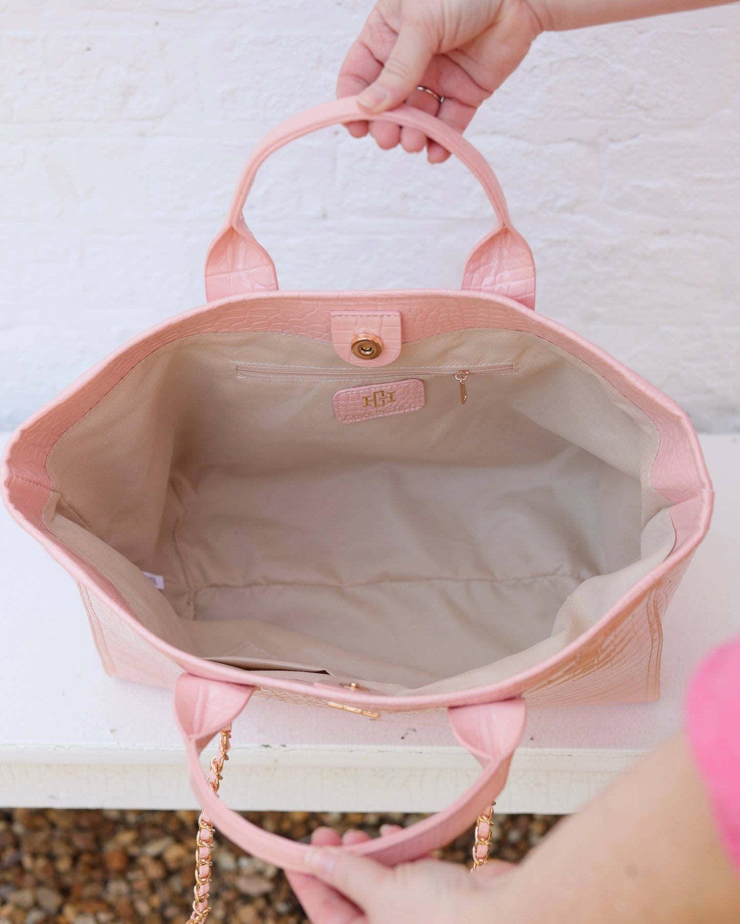 Missy Tote Lime - Caroline Hill