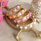 Eternity Statement Bangle Pink