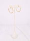 Woodard Pearl Hoop Earring GOLD: Default
