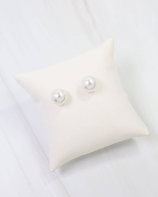 Greenwood Pearl Stud Earring Cream: Default