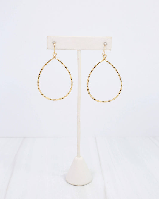 Griffith Textured Hoop Earring