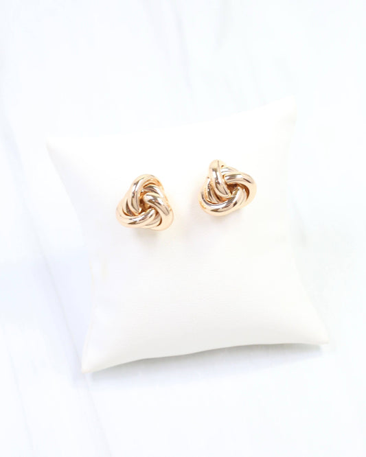 Forget Me Knot Earring Gold