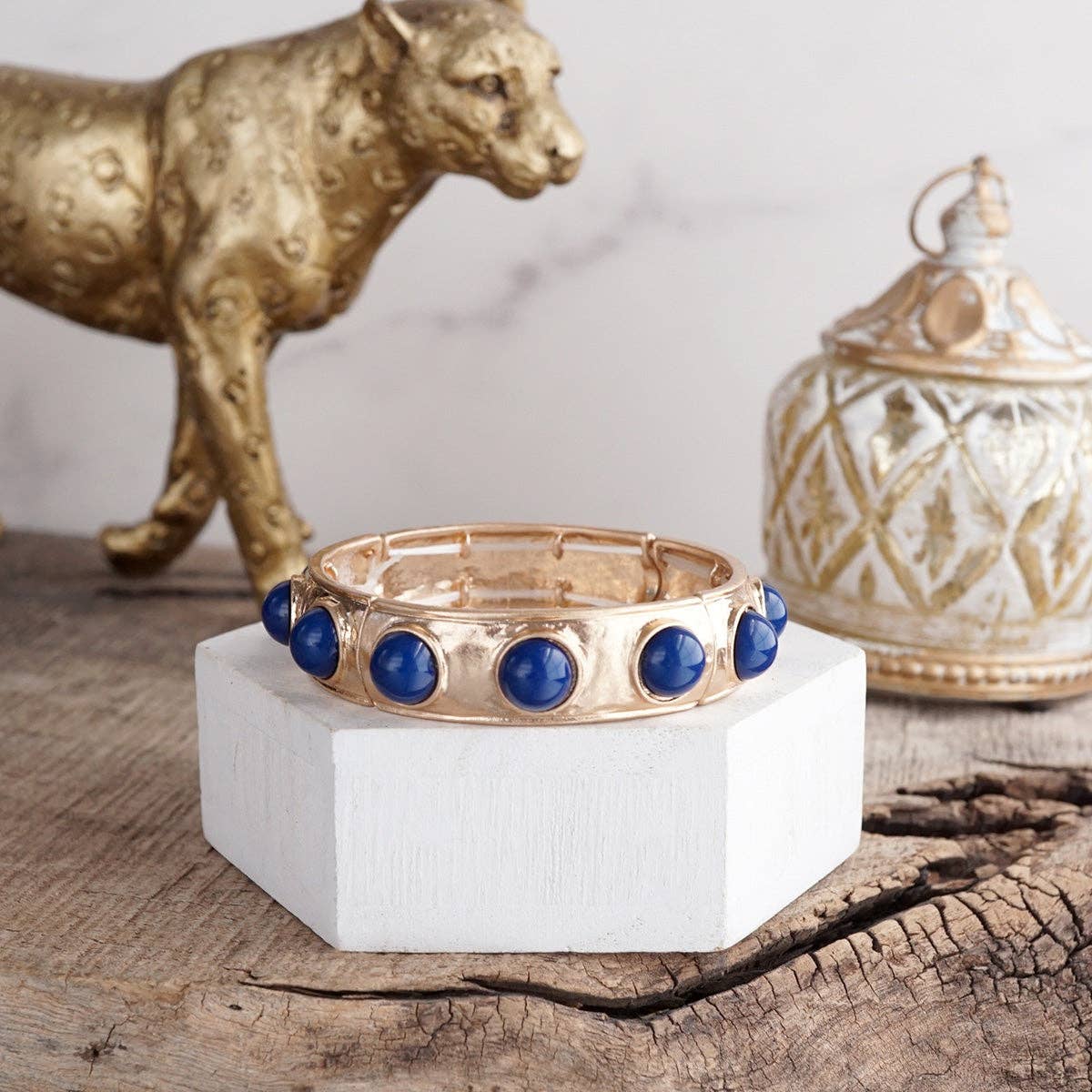 Eternity Statement Bangle Pink